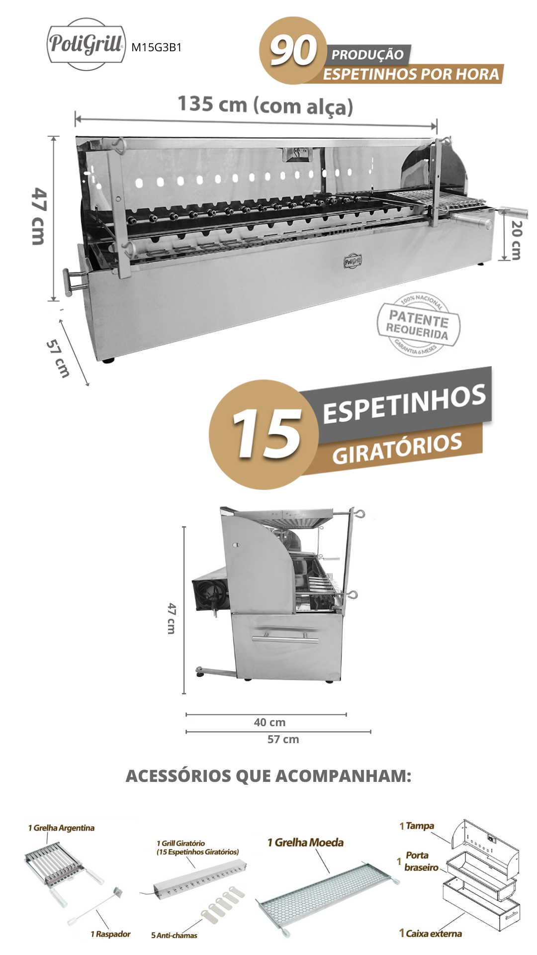03-Balcão-15 Espetinhos 1 Grill